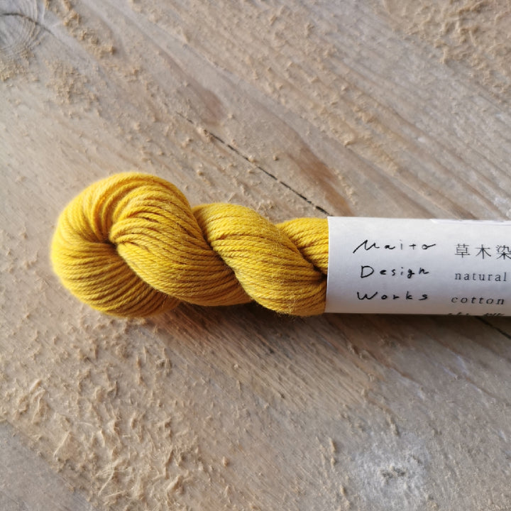 Maito plant dyed cotton thread - solid colours