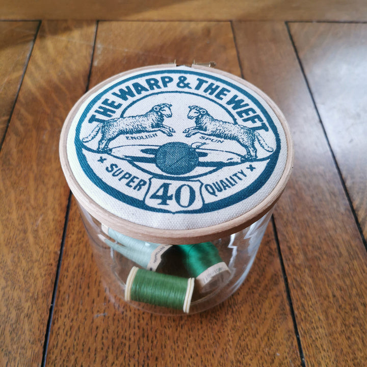The Industrious Maker - The Warp & The Weft Storage Jar