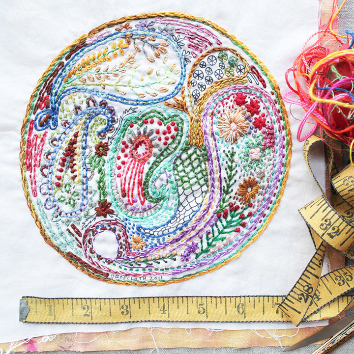 Dropcloth Sampler - Paisley
