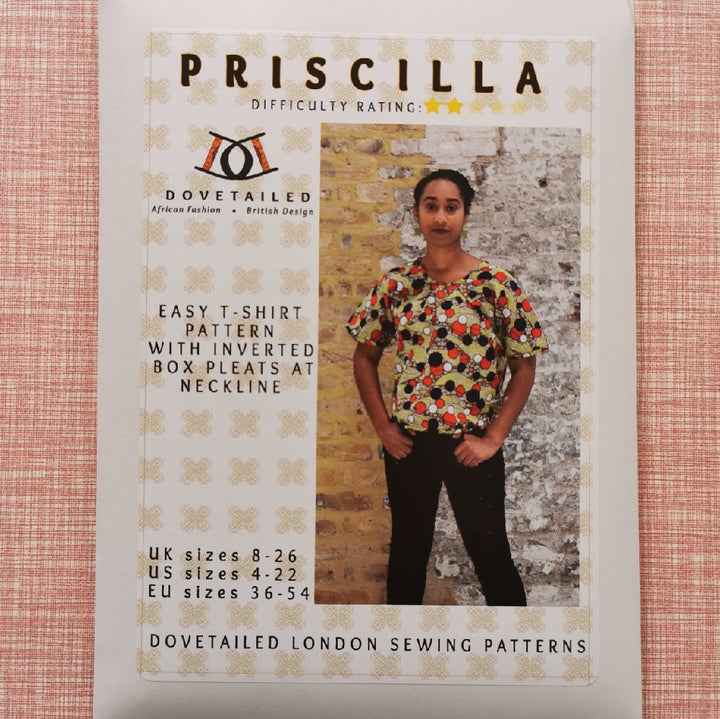 Dovetailed London Sewing Patterns - Priscilla Easy T-Shirt