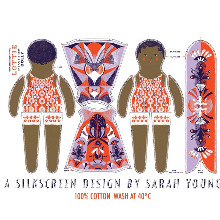 Sarah Young Teatowel Lottie