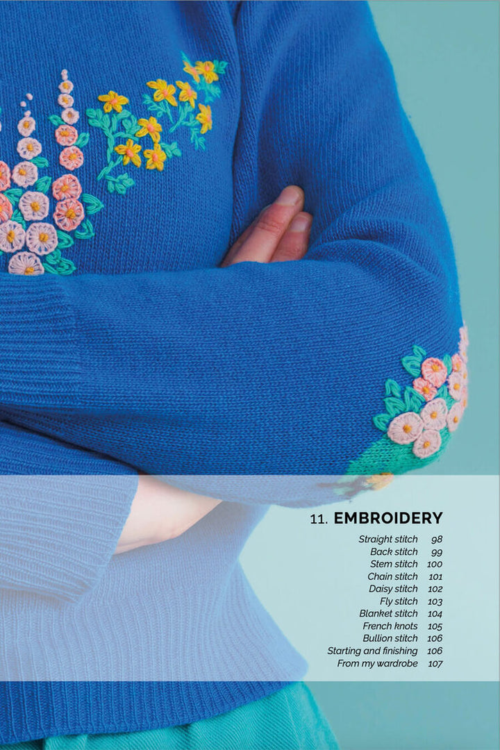 Visible Creative Mending for Knitwear by Flora Collingwood-Norris