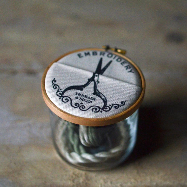 The Industrious Maker Embroidery Storage Jar