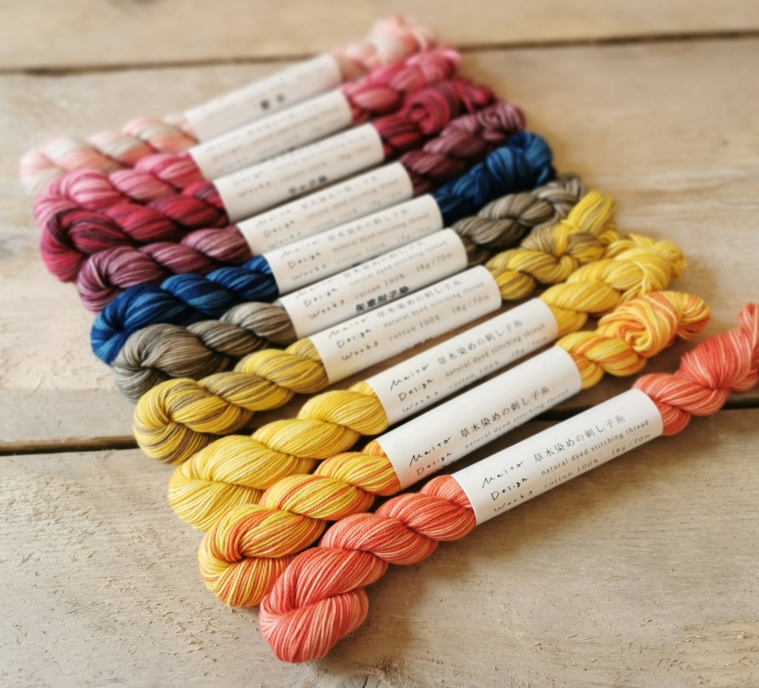 Maito Design Works - natural dyed threads from Japan