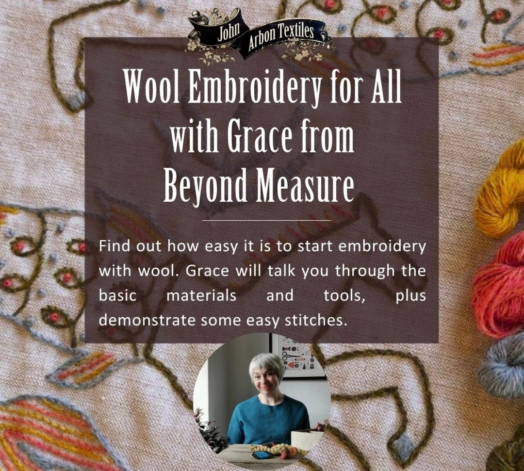 Wool Embroidery for Everyone - link and notes