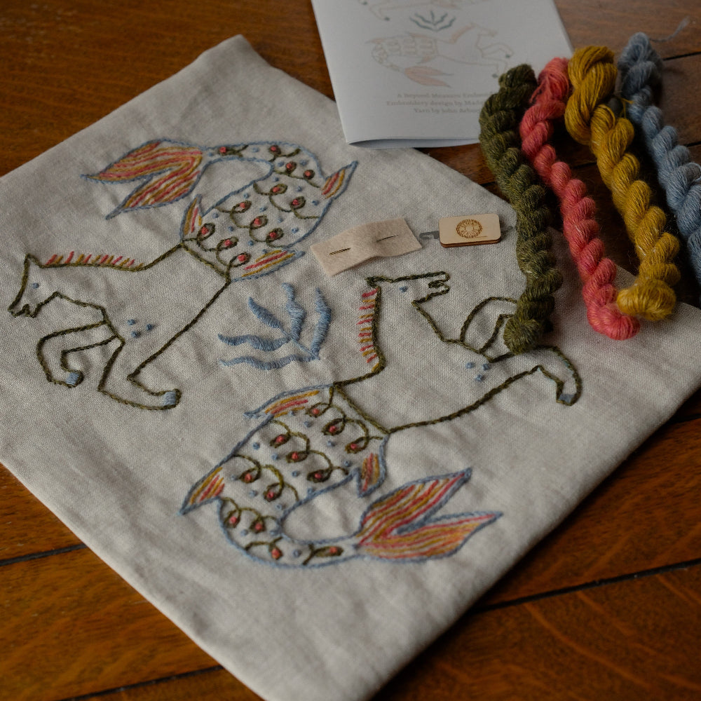 Hippocampus Embroidery Kit Tips and Inspiration