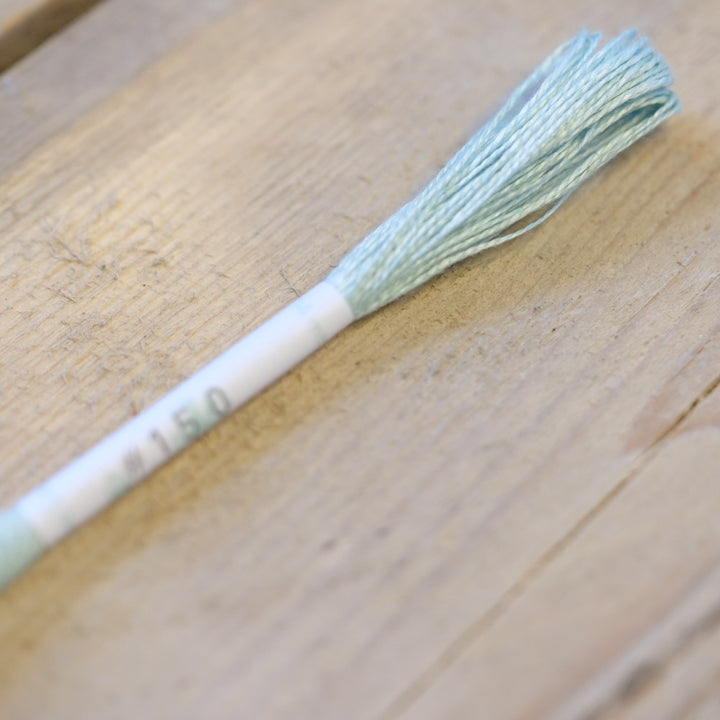 Studio Flax Linen Thread 14m skein - teals
