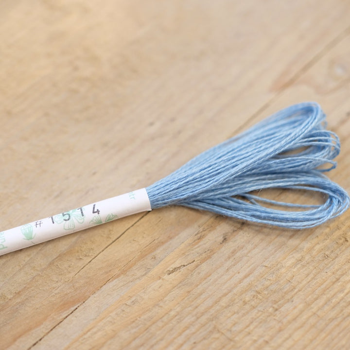 Studio Flax Linen Thread 14m skein - blues