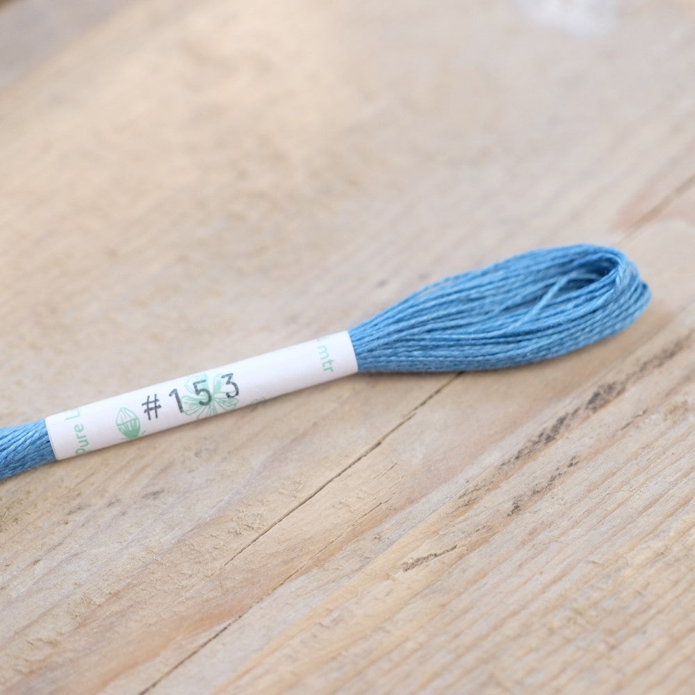 Studio Flax Linen Thread 14m skein - blues