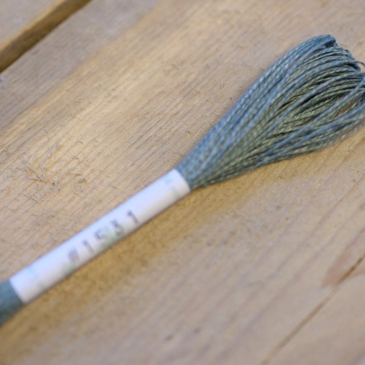 Studio Flax Linen Thread 14m skein - teals