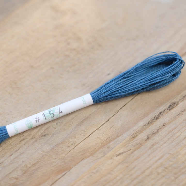 Studio Flax Linen Thread 14m skein - blues