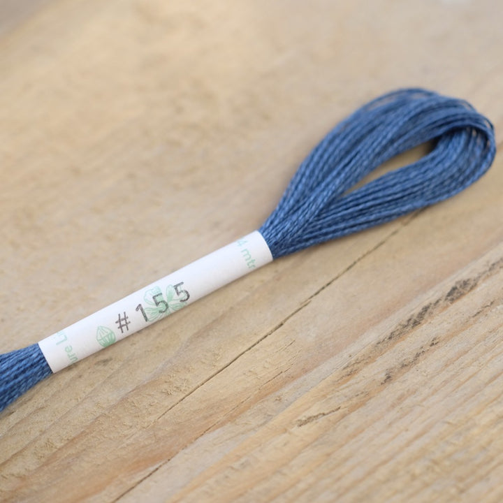 Studio Flax Linen Thread 14m skein - blues