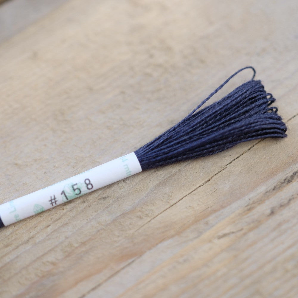 Studio Flax Linen Thread 14m skein - blues