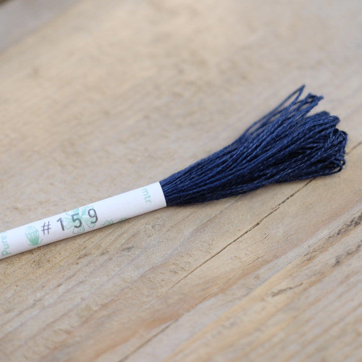 Studio Flax Linen Thread 14m skein - blues