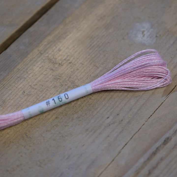 Studio Flax Linen Thread 14m skein - pinks and purples