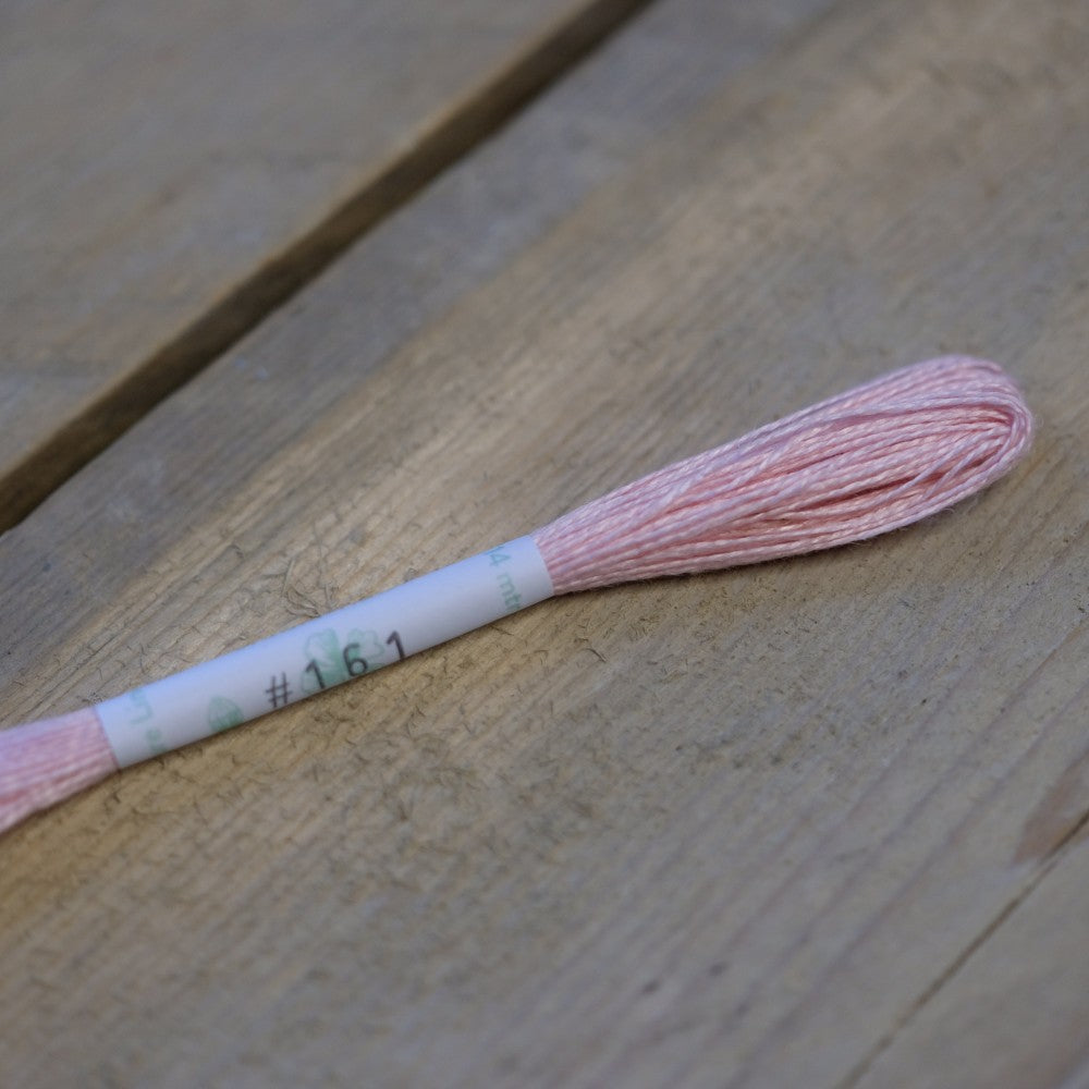 Studio Flax Linen Thread 14m skein - pinks and purples