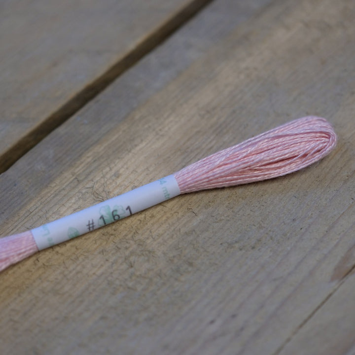 Studio Flax Linen Thread 14m skein - pinks and purples