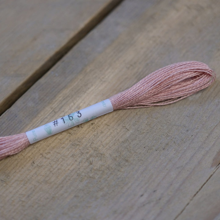 Studio Flax Linen Thread 14m skein - pinks and purples