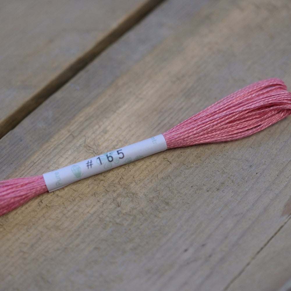 Studio Flax Linen Thread 14m skein - pinks and purples