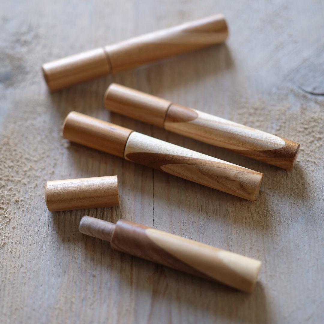 Wooden Needle Case - multi wood