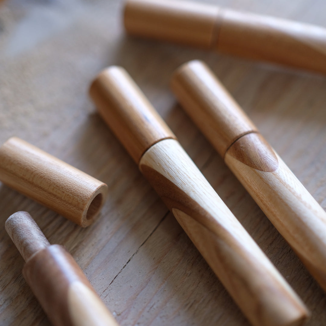 Wooden Needle Case - multi wood