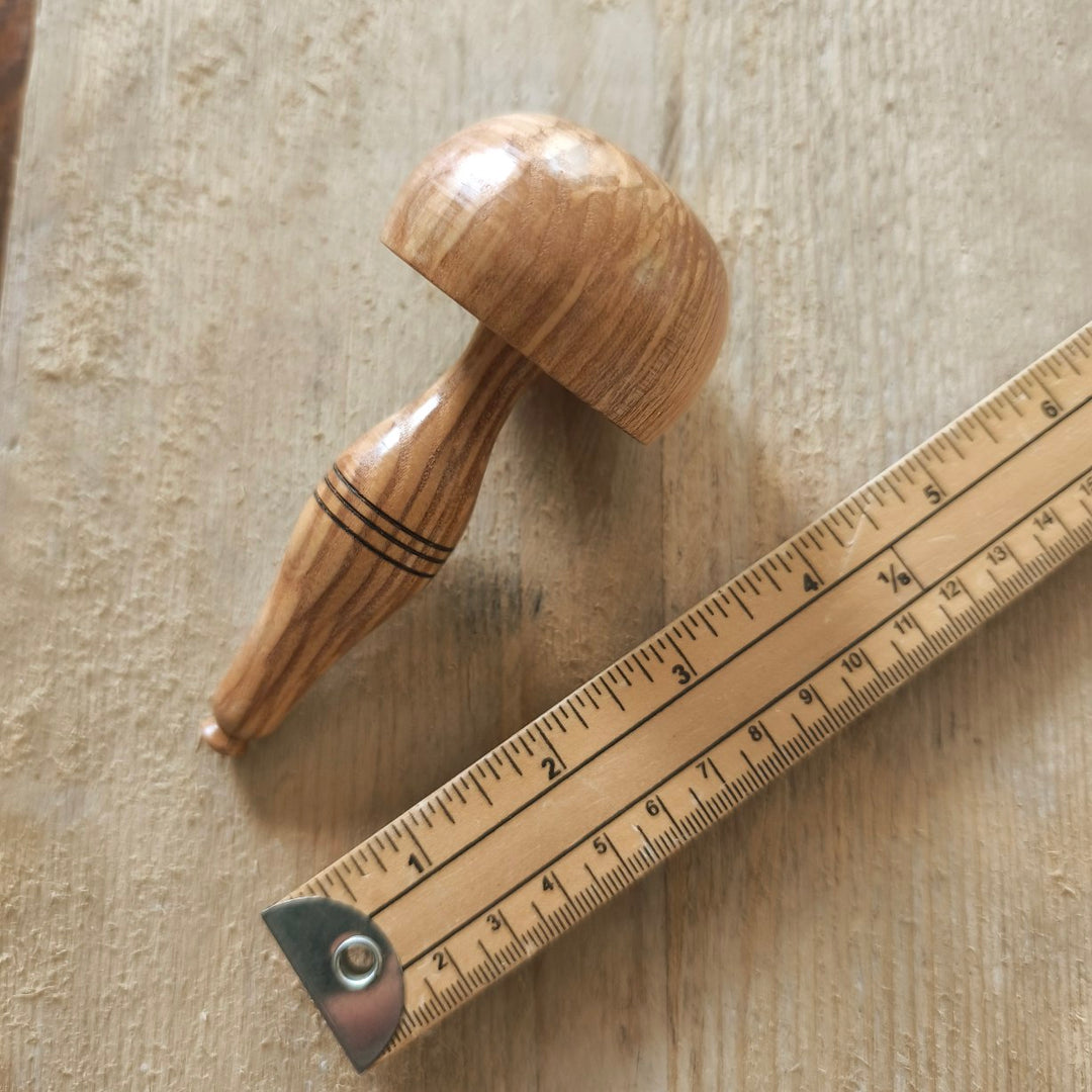 Wooden Darning Mushroom by Richard Gibson
