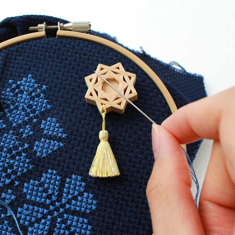 Cohana Needle Minder – Kumiko Wooden Star - pre-order