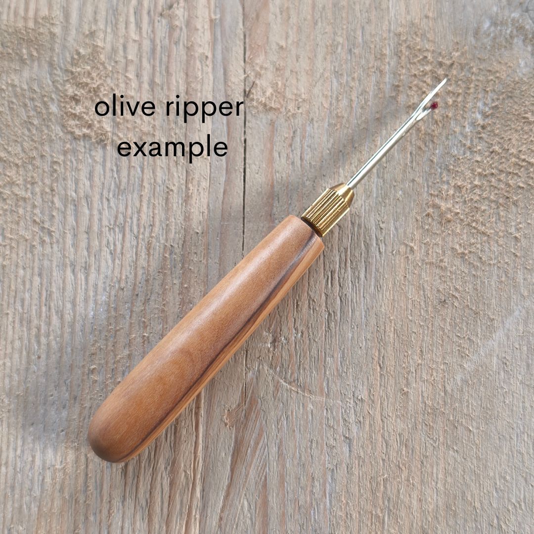 The O.co Ripper Wooden Seam Ripper | Stitch Unpicker Tool UK | Beyond Measure