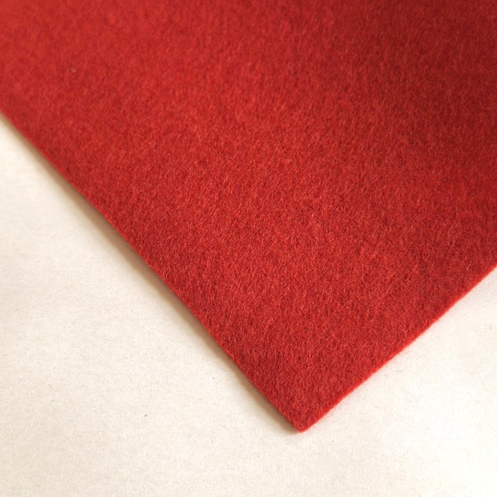 100% Wool Felt Single Sheet - coloured