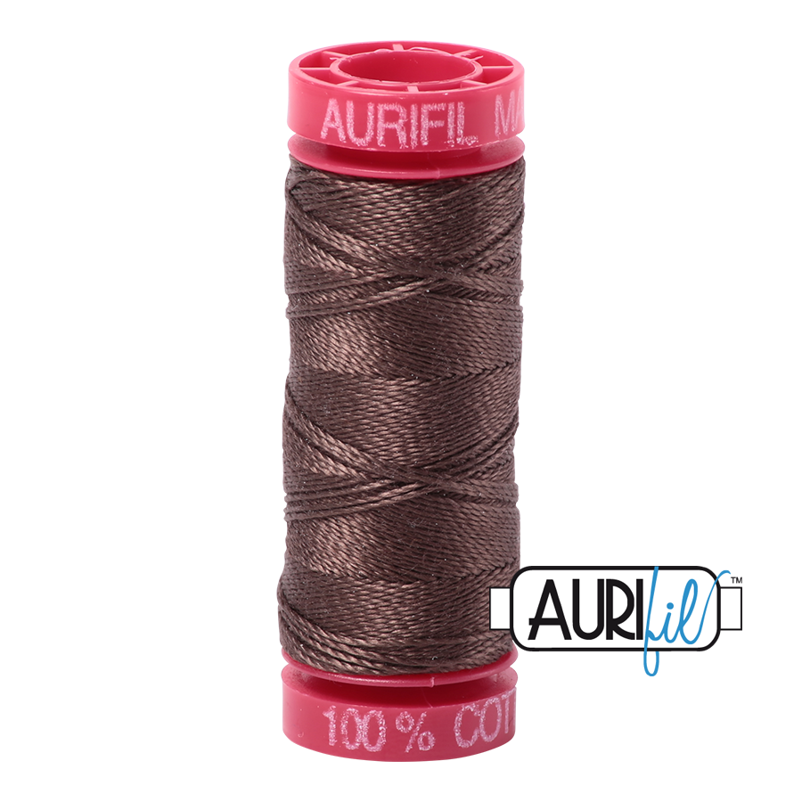 Aurifil 12wt - 50m small red spool