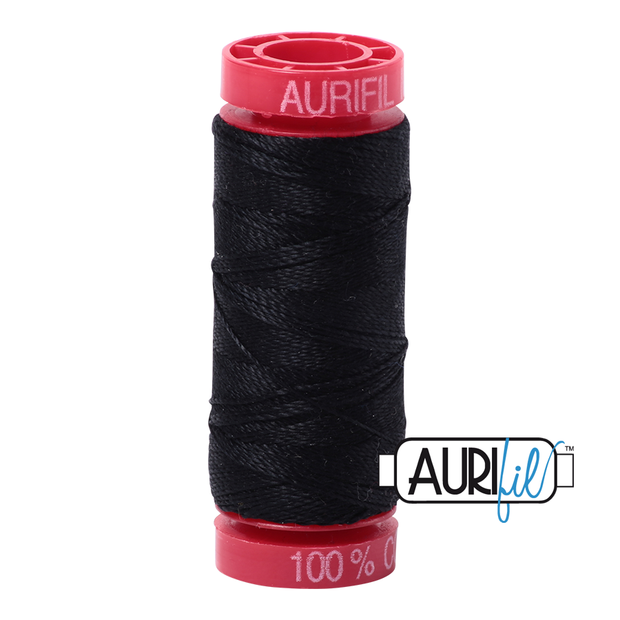 Aurifil 12wt - 50m small red spool