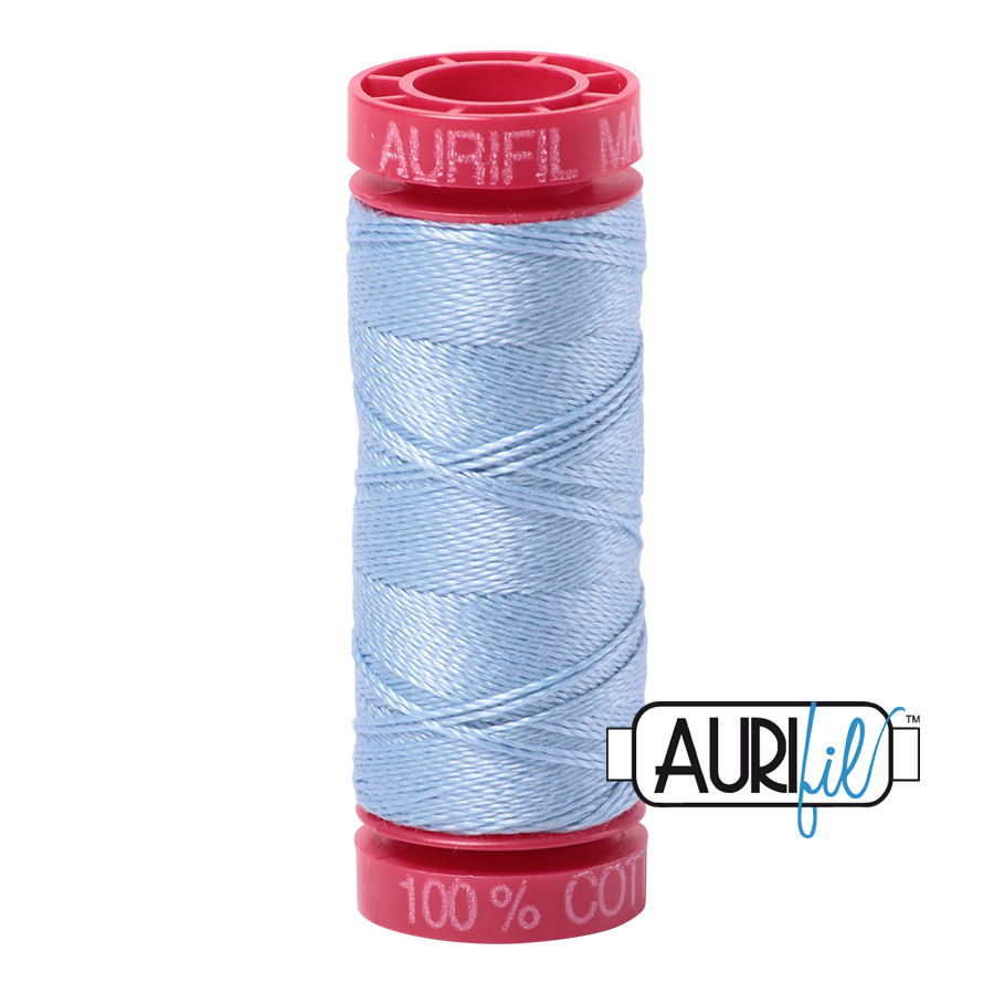 Aurifil 12wt - 50m small red spool