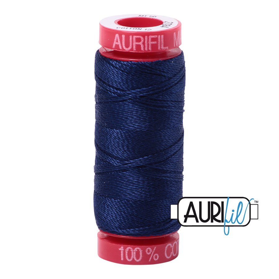 Aurifil 12wt - 50m small red spool