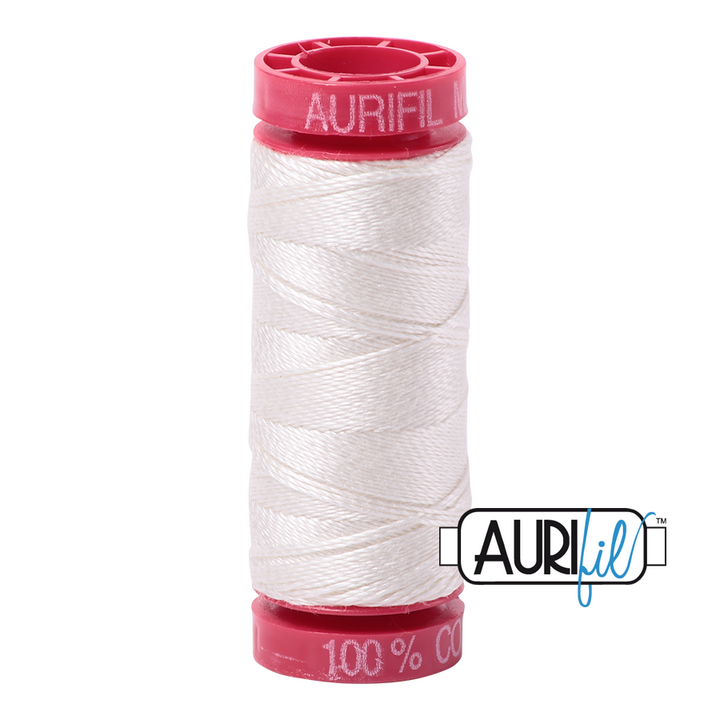 Aurifil 12wt - 50m small red spool