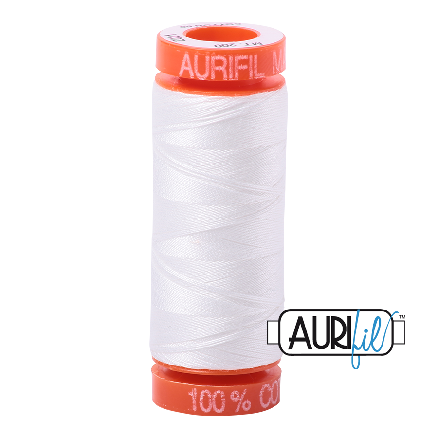 Aurifil 50wt - 200m on orange spool
