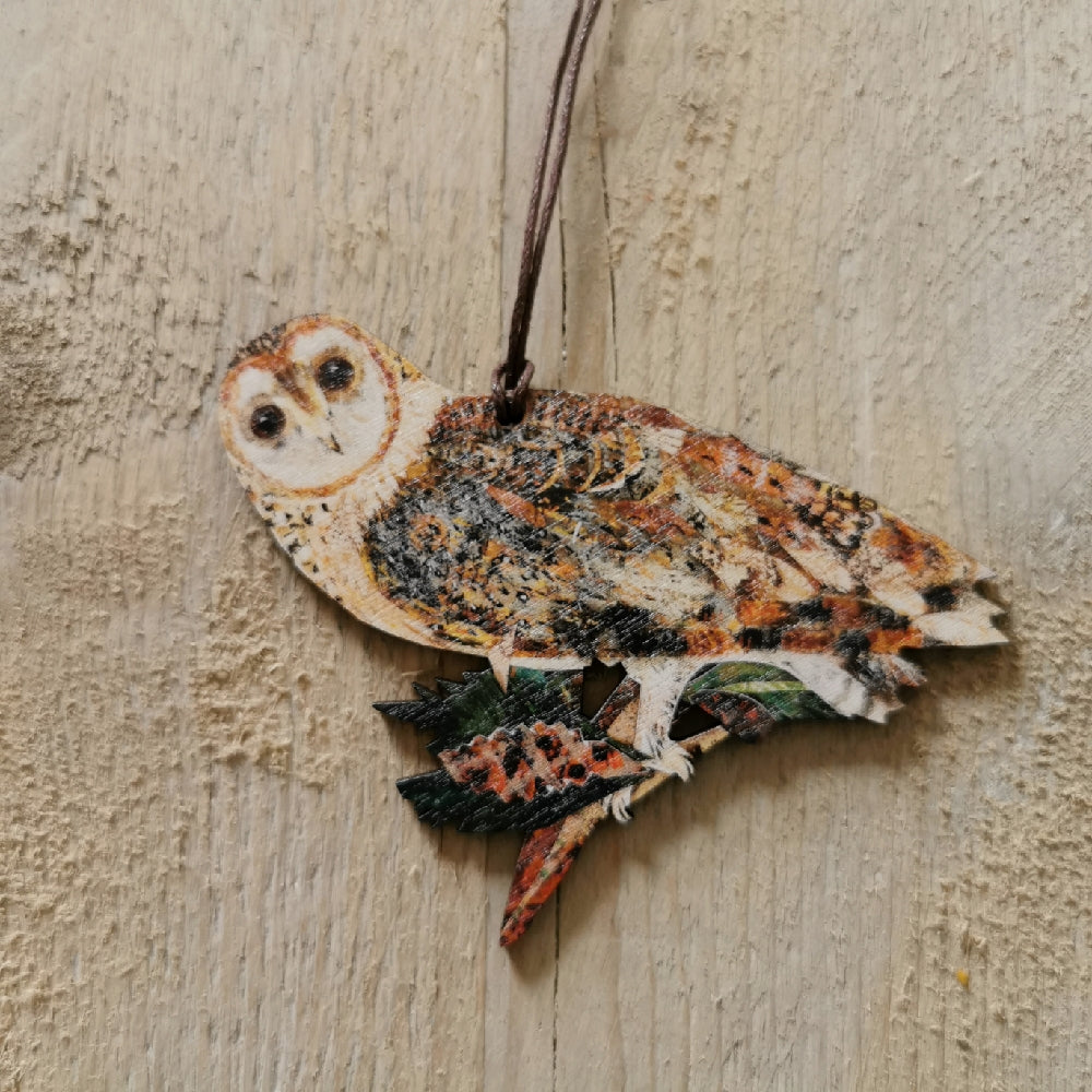 Nature Wooden Decoration by Clare O&