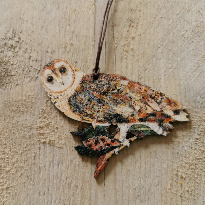 Nature Wooden Decoration by Clare O&
