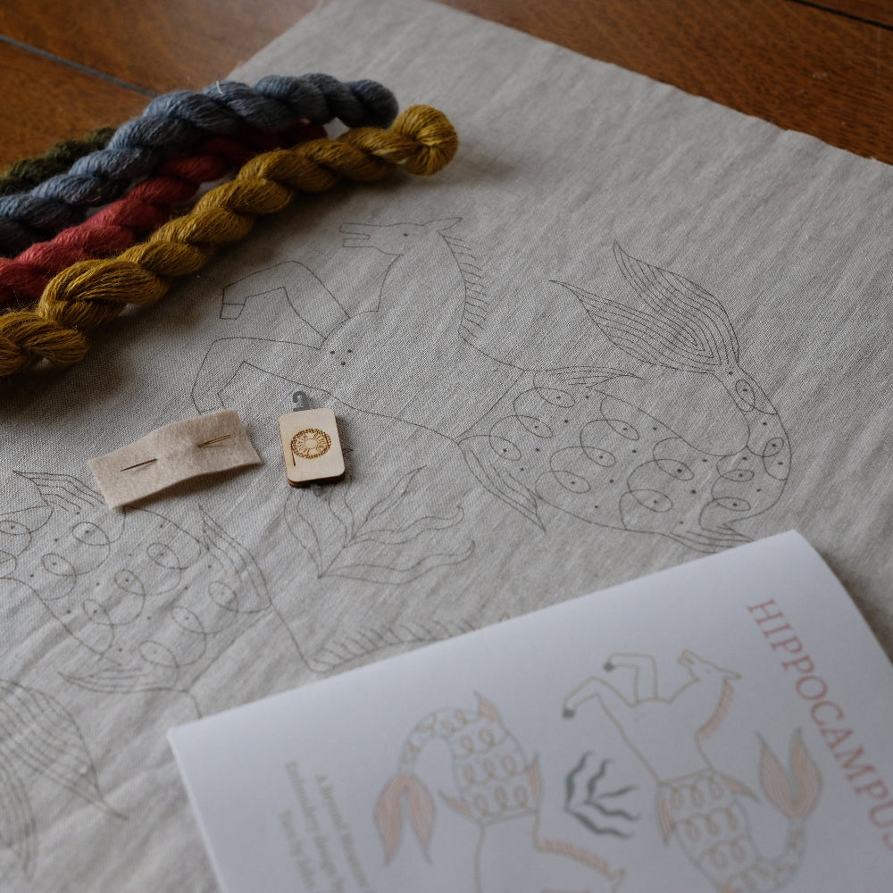 Hippocampus Embroidery Kit