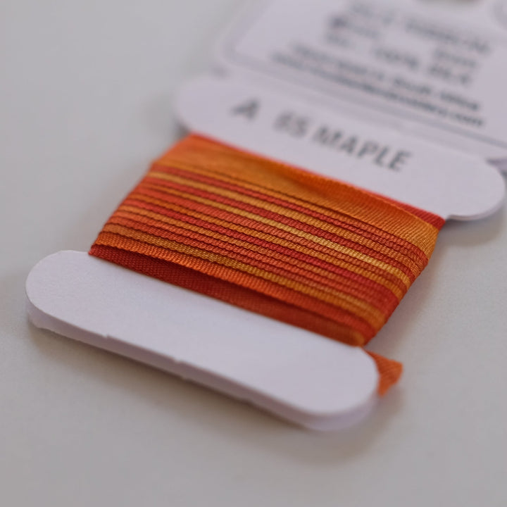 House of Embroidery Silk Ribbon 4mm - 3m card