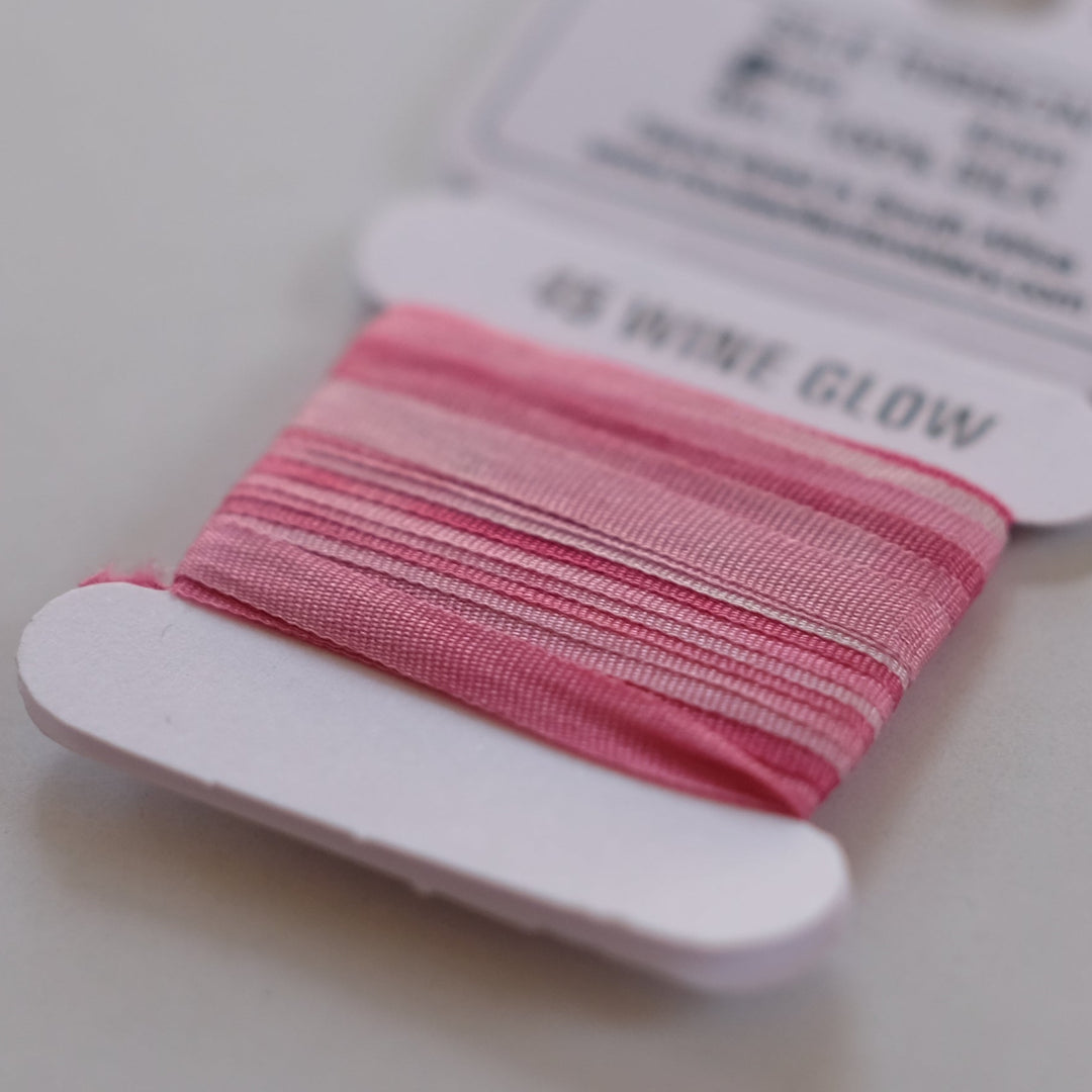 House of Embroidery Silk Ribbon 4mm - 3m card