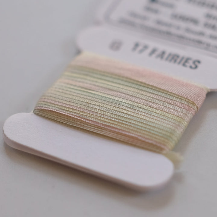 House of Embroidery Silk Ribbon 4mm - 3m card
