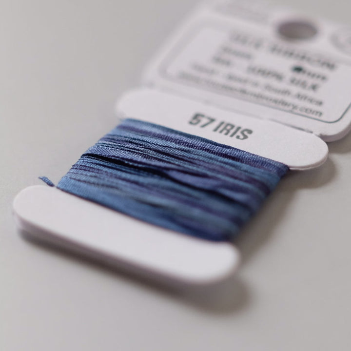 House of Embroidery Silk Ribbon 2mm - 3m card