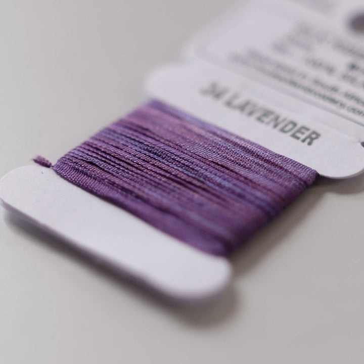 House of Embroidery Silk Ribbon 2mm - 3m card