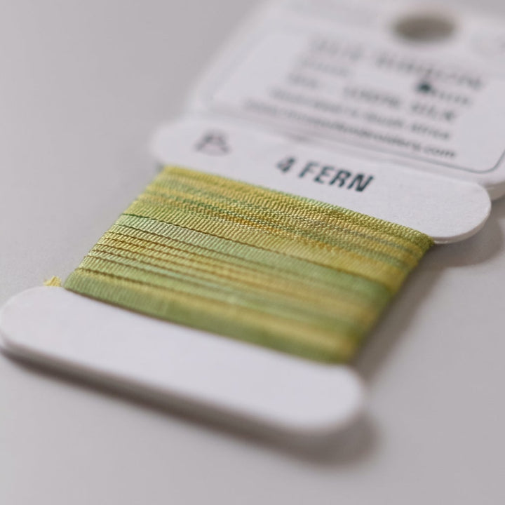 House of Embroidery Silk Ribbon 2mm - 3m card