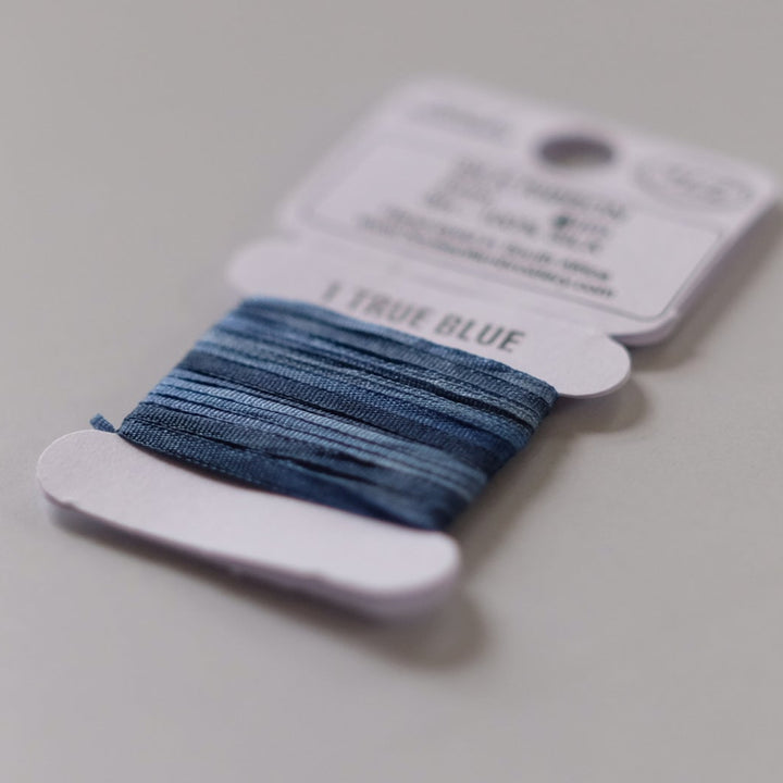 House of Embroidery Silk Ribbon 2mm - 3m card