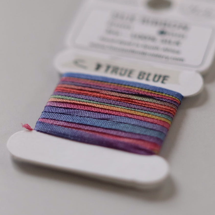 House of Embroidery Silk Ribbon 2mm - 3m card