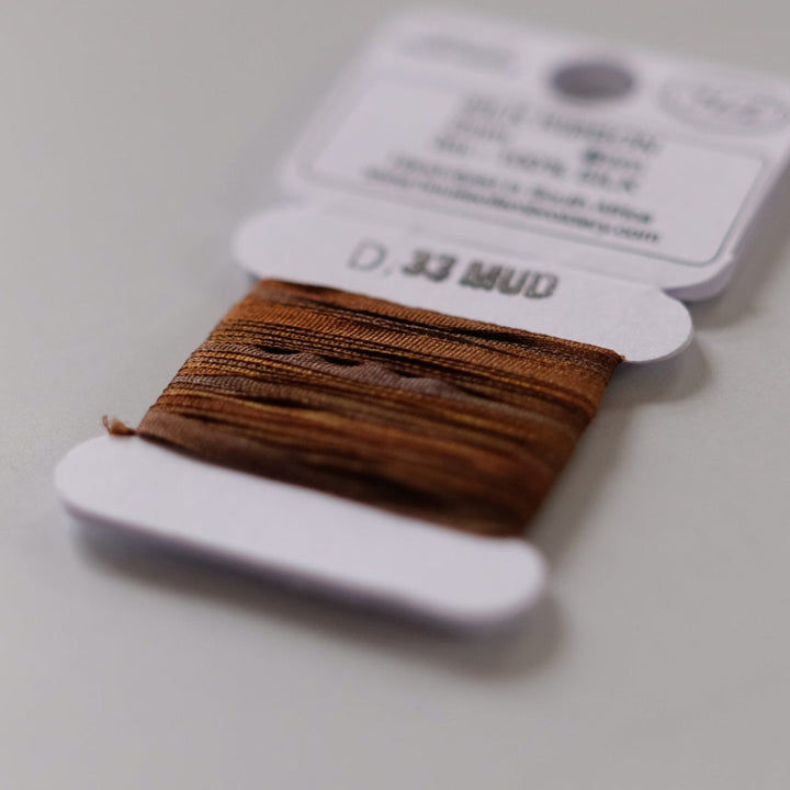 House of Embroidery Silk Ribbon 2mm - 3m card