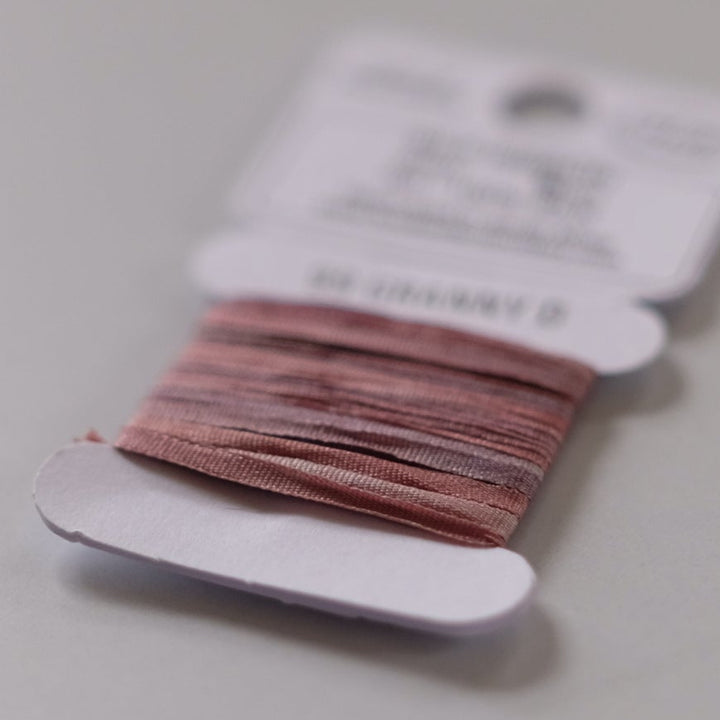 House of Embroidery Silk Ribbon 2mm - 3m card