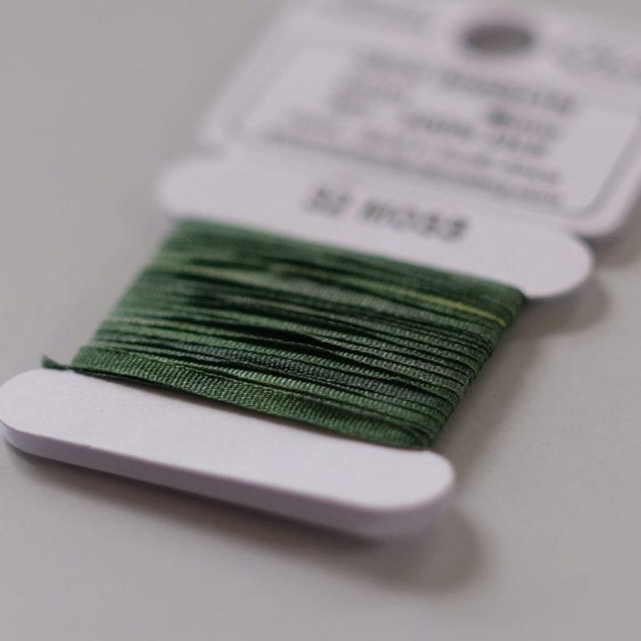 House of Embroidery Silk Ribbon 2mm - 3m card