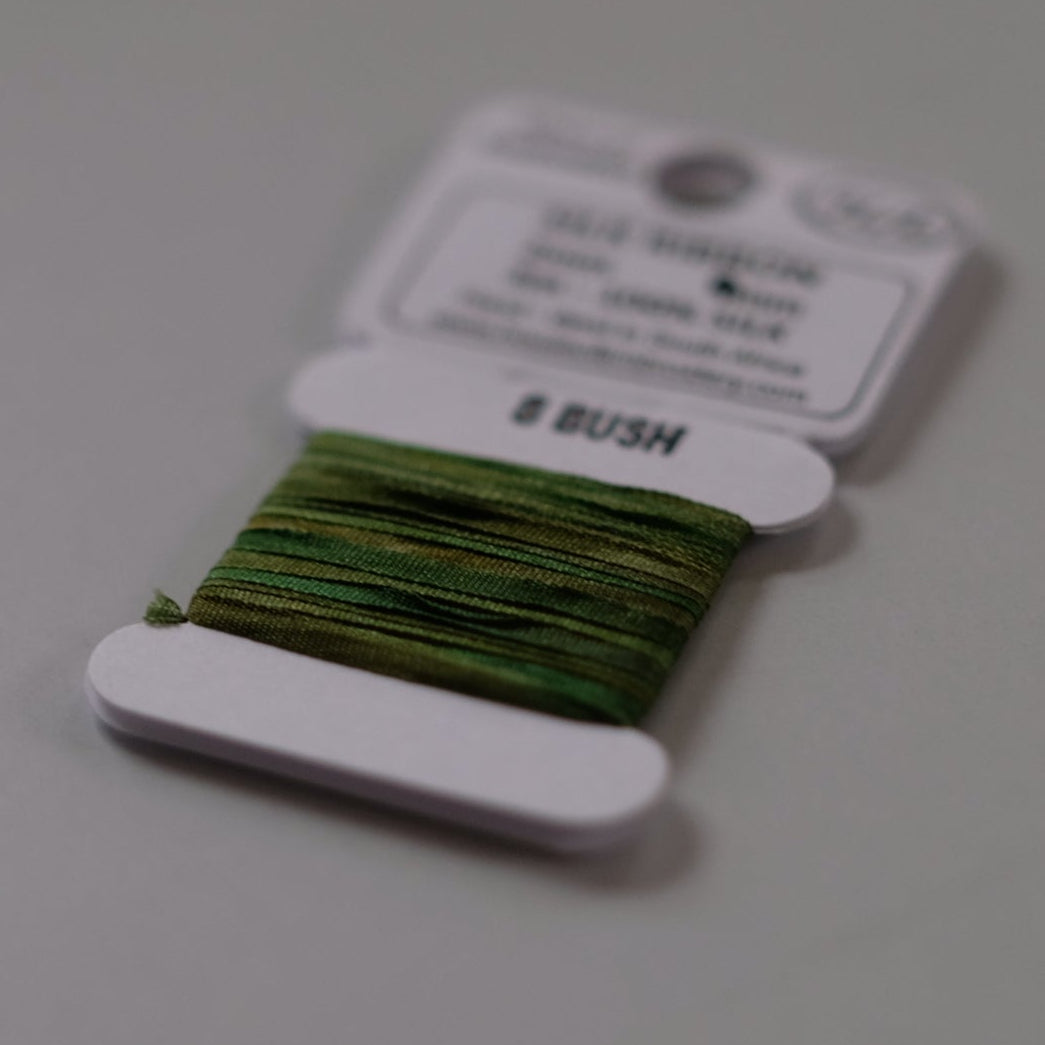 House of Embroidery Silk Ribbon 2mm - 3m card